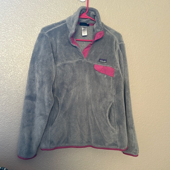 Women's Re-Tool Snap-T Pullover gray purple MEDIUM - Picture 1 of 5